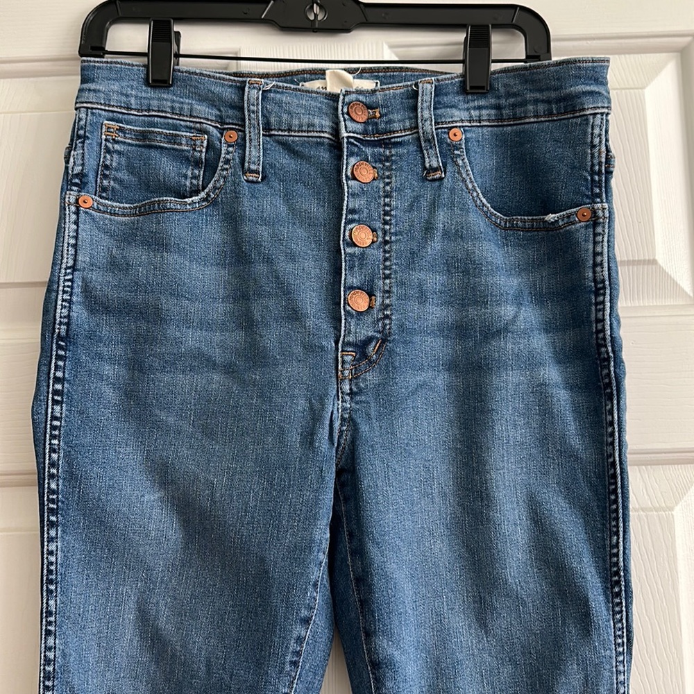 Madewell High Rise Skinny Button Fly Sz 30